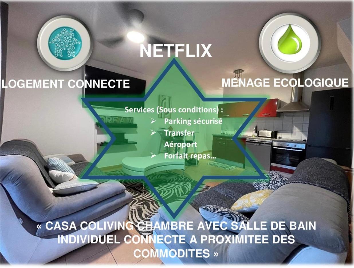 Casa Coliving Avec Chambre Salle De Bain Individuelles Privatives Saint Pierre Exteriör bild